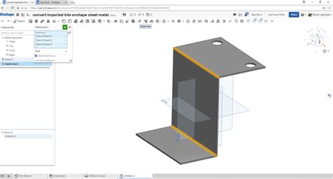 onshape sheet metal drawing|simple sheet metal drawings.